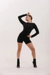 Комбінезон для танців хілз і тверк Style Black XS Чорний (12014-XS) - изображение 7
