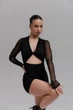 Комбінезон для танців хілз і тверк Diva Black S Чорний (12052-S) - изображение 8
