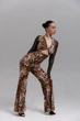 Комбінезон для танців хілз і тверк Diva Maxi Leo Wild XS Леопард Дикий (12059-XS) - изображение 1