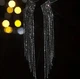 Сережки Длинные вечерние в стразах Fashion jewelry Черные - изображение 3