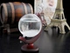 Барометр Штормгласс Глобус большой 22х14 см Storm glass на деревянной подставке - изображение 8