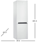 Двухкамерный холодильник Indesit LI9 S1E W - изображение 2