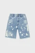 Жіночі блакитні джинсові шорти з візерунком BOYFRIEND DENIM SHORT Michael Kors 6 MS59066HME - зображення 7