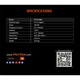 Підставка під ноутбук Gaming Cooling Pad CP4040 з підсвіткою RGB, 6 вентиляторів, 9-17 дюймів, чорна - зображення 14