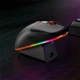 Игровая беспроводная мышка MEETION GW38 с RGB-подсветкой, 3 режимами подключения (Bluetooth/2.4G/проводное), сенсором 8000 DPI Black - изображение 8