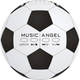 Przenośny głośnik Music Angel Football Black-White (5905923645206) - obraz 1