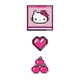 Набір бейджів на липучці Kite Hello Kitty, 3 шт. (HK25-3012-2) - зображення 1