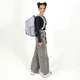 Рюкзак для подростка ортопедический Kite Education Teens Molang, для девочек, серый (ML25-8001L) - изображение 9