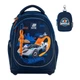 Рюкзак школьный полукаркасный ортопедический для первоклассника Kite Education Hot Wheels, для мальчиков, синий (HW25-724S) - изображение 1