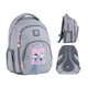 Рюкзак школьный для подростка ортопедический Kite Education Teens Hello Kitty, для девочек, серый (HK25-905M) - изображение 10