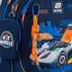 Рюкзак школьный полукаркасный ортопедический для первоклассника Kite Education Hot Wheels, для мальчиков, синий (HW25-724S) - изображение 5