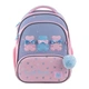 Рюкзак школьный каркасный ортопедический для первоклассника GoPack Education Lovely Bears, для девочек, сиреневый (GO25-597M-2) - изображение 1