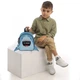 Рюкзак дитячий Kite Kids Hungry Shark, для хлопчиків, блакитний (K25-538XXS) - зображення 10