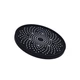 Лейка для верхнего душа Qtap Hlavova D 230 мм округлая QTHLA107BLM45788 Black Matt - изображение 1
