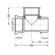 Трійник латунний Thermo Alliance Standart 3/4" (В×В×Н), PN25 - зображення 2