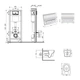 Готовое решение Qtap для ванной комнаты: подвесной унитаз Jay Ultra Quiet 520x360x320 + комплект инсталляции Nest 4 в 1 (линейная клавиша Chrome) - изображение 2
