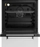 Плита Beko FSM52330DWDS комби, 60л, 50x60см, дисплей, конвекция, чугун, белый - изображение 2