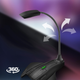 Mikrofon Vertux VertuMic-1 LED USB Black (MICVERTUMIC1) - obraz 2