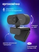 Веб камера HD-CAM вебкамера для комп'ютера пк стрімів з вбудованим мікрофоном і автофокусом web камери вебка full hd 1080p 1920 x 1080 + LED світильник - зображення 2