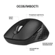 Миша бездротова OfficePro M230B Black - зображення 6