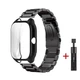 Комплект для годинника Amazfit GTS4 чорний (чохол + ремінець Rolex design 22 мм) - зображення 1