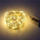 Гирлянда Прямая 20м 200 LED теплый белый свет, серебряная проволока - изображение 1
