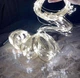 Гирлянда пучок лошадиный хвост 15*2 м 300 LED теплый белый свет, серебряная проволока - изображение 3