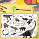 Podkładka na biurko Demart Dinozaury i inne gady 38 x 58 cm (9788379125968) - obraz 2