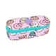 Пенал CoolPack Campus Happy Donuts "Пончики" 1 отделение + органайзер для ручек на молнии розовый (F062665) - изображение 1