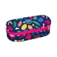 Пенал CoolPack Campus Lady Color "Кольорові листочки" 1 відділення + органайзер для ручок на блискавці синій (F062702) - зображення 1