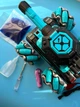 Танк на радіокеруванні KT907A(Turquoise) стріляє гелем, звук, світло - зображення 5