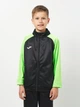 Подростковый спортивный костюм (толстовка + штаны) для мальчика Joma Academy IV 101966.117 153-164 см (XS) Черный/Салатовый (8424309450649) - изображение 3