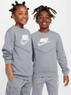 Детский спортивный костюм (свитшот + штаны) Nike K Nsw Tracksuit Poly Crew Hbr FD3090-084 122-128 см Серый (196609344901) - изображение 9
