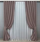 Комплект готовых штор VR-Textil Блекаут Bagema Rvs № 1245ш Пудровый 150х270 см 2 шт (33-0062) - изображение 2