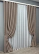 Комплект готовых штор VR-Textil Bagema Rvs № 1242ш Какао 100х270 см 2 шт (31-559) - изображение 3