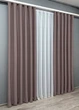 Комплект готовых штор VR-Textil Блекаут Bagema Rvs № 1245ш Пудровый 150х270 см 2 шт (33-0062) - изображение 4