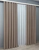 Комплект готовых штор VR-Textil Bagema Rvs № 1242ш Какао 100х270 см 2 шт (31-559) - изображение 4