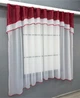 Кухонная гардина VR-Textil № 036к арка белый с красным 280х170 см (52-0404) - изображение 2