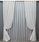 Комплект готовых штор VR-Textil Жаккард Мрамор Al1 № 1300ш Белый 100х270 см 2 шт (31-573) - изображение 2