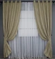 Комплект штор на люверсах VR-Textil Жаккард Sultan XO № 1284ш Золотистый 150х250 см 2 шт (37-0092) - изображение 2