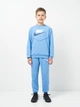 Детский спортивный костюм (свитшот + штаны) Nike K Nsw Tracksuit Poly Crew Hbr FD3090-489 137-147 см Голубой (197859879151) - изображение 1
