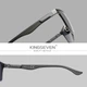 Мужские поляризационные солнцезащитные очки KINGSEVEN 754 Gun Gray - изображение 4