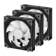 Набор из 3 корпусных вентиляторов 2E GAMING Air Cool Magic Mirror 124 мм, ARGB-подсветка, черный (2E-ACF120MB-ARGB) - изображение 4