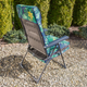 Садовий шезлонг Patio Santander 2в1 Black Edition G051-02IB - зображення 4