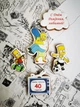 Топери сімпсони, simpsons, гомер (набір з 5 шт, напис змінюється) - изображение 1