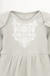 Боди-лодочка с юбочкой для девочки Baby Life B-935 68 см Серый - изображение 2