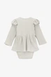 Боди-лодочка с юбочкой для девочки Baby Life B-935 68 см Серый - изображение 5