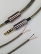 Аудіокабель провід для навушників Koss Sony AKG JVC Sennheiser Audio-Technica TPE Мідно-сріблястий - зображення 2