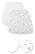 Комплект простирадл Chicco Next2Me Forever  Сіра Овечка 58 х 110 см 2 шт (8059609410088) - зображення 2
