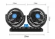 Автомобильный вентилятор двойной на приборную панель Car Small Fan F30 12V Black - изображение 10